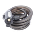 thumbnail image 2 of Candado antirrobo para bicicleta, con cable de acero, para motocicleta, bicicleta de montaña, con llaves y soporte, 2 of 14
