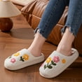 thumbnail image 6 of YLYL House Slippers for Women Men with Memory Foam Fluffy Soft Warm Slip on House Shoes Indoor Outdoor, 6 of 7