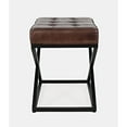 thumbnail image 6 of Global Archive Genuine Leather Ottoman, 6 of 9