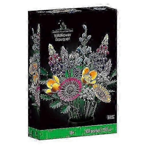 Wildflower Bouquet Set Artificial Flowers Building Blocks Mother's Day Birthday Gift