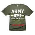 thumbnail image 5 of Funny Army Wife Shirt Wife Military Shirts US Patriotic Shirts For Her Army Unisex Shirt Wife Gifts (Small Grey), 5 of 6