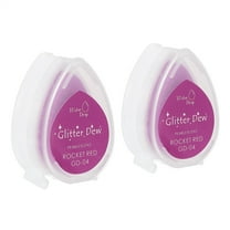 Uxcell Craft Ink Pads for Stamps, 2 Pcs Washable Finger Print Ink Stamp Pad Color DIY Rainbow for Rubber Stamps Paper Scrapbooking Fabric Wood, Purple Gray