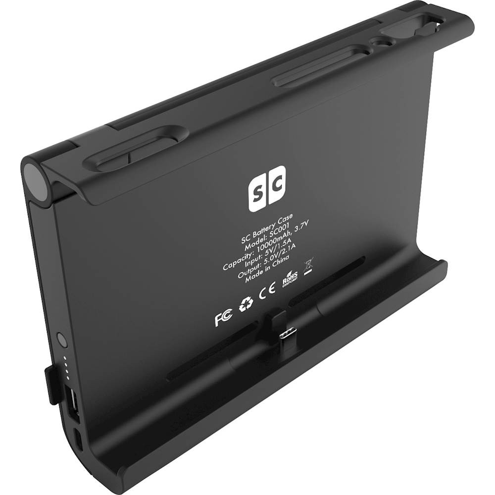 SCharge 10,000mAh Battery Case with Adjustable Kickstand for