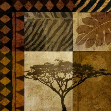 - Acacia Sunrise I Poster Print by Keith Mallett