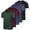 Set 4, variant on 5 Pack: Men's Mesh V Neck T Shirts Dry Fit Athletic Workout Gym Running Tees