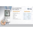 thumbnail image 3 of Glucómetro Medidor de Glucosa en Sangre SD-CHECK Gold con Kit de Prueba SD-CHECK SDS-01GC10, 3 of 5