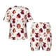 thumbnail image 1 of Balery Cartoon Hedgehogs Conjunto de Pijama Infantil de Manga Corta con Estampado – Ropa de Dormir de Algodón Suave-Small, 1 of 6