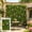 E-1E, variant on MMJ Artificial Hedge Fence Expandable Faux Leaf Privacy Screen Panel for Balcony Patio Outdoor Decor 23.62x15.75in