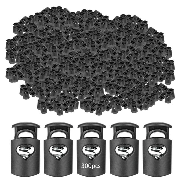 Spring Cord Locks,300Pcs Single Hole Spring Nylon Spring Cord Locks Single Hole Spring Cord Locks Rugged and Tough