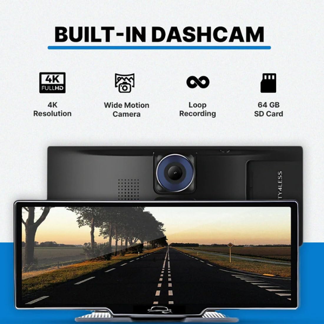 Car Tablet Pro Max 2025 - Écran Voiture 7 Pouces Avec Dashcam, GPS, Commande Vocale, Connexion Bluetooth 5.0 - Sans Caméra De Recul - 9
