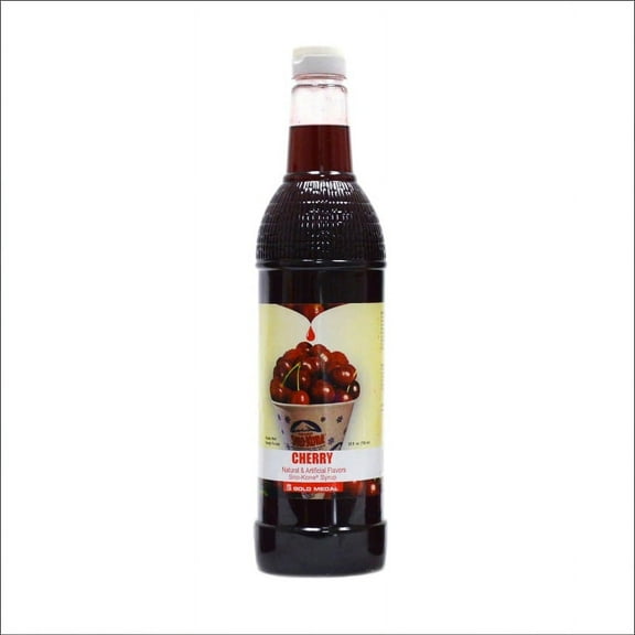 Gold Medal 1423 Syrup, Cherry, 25 oz Bottle 12 Pack