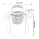 thumbnail image 4 of Sombrero para el sol para hombre Yuarrent Cielo azul ajustable, 4 of 6