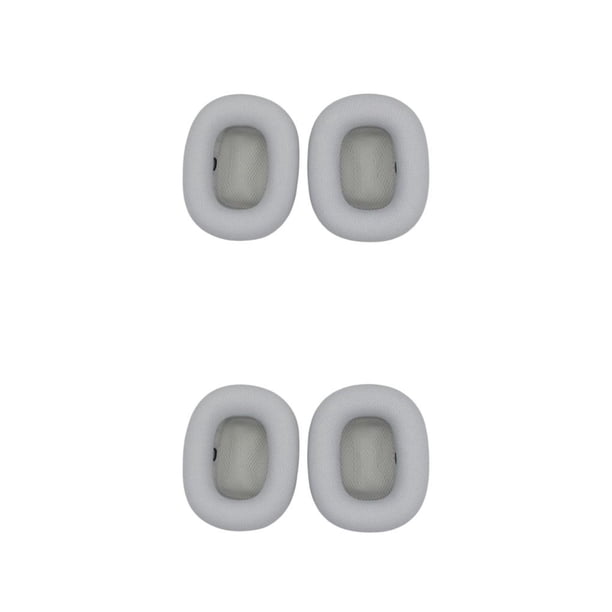 Methold 2 almohadillas para auriculares, funda para orejera, mano de obra exquisita a la moda, funda ligera para auriculares gris claro Gris claro 2piezas