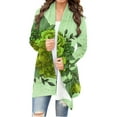 thumbnail image 2 of LOVZFMLL Cardigan for Women's Fashionable Long Sleeved Floral Printed Cardigan Jacket, 2 of 6
