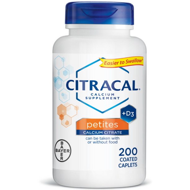 6 Pack Citracal Calcium Citrate Supplements with Vitamin D Petites