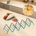 thumbnail image 6 of Stainless Steel Taco Holder Stand - Set of 4 Wave Shape Taco Racks - Holds 3 Tacos Each - Dishwasher Safe Taco Holders, 6 of 6