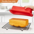 thumbnail image 3 of Duslogis Silicone Loaf Pan Set - 2 Pieces Non-Stick Silicone Bread Loaf Pan,Perfect for Bread, Cake, Brownies, Meatloaf, BPA Free & Dishwasher Safe, 3 of 6