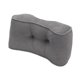 thumbnail image 1 of Cojín de respaldo de pana para soporte lumbar, ideal para coche, hogar, oficina, escritorio y silla. Gris-plata, 1 of 8