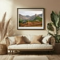 thumbnail image 3 of Dolina Gąsienicowa, Zakopane 03 - Zakopane Małopolskie Poland Photography Mountain Rustic Landscape Nature Scenic Autumn Black Framed Wall Art Print 5 x 7 inches, 3 of 4
