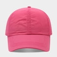 thumbnail image 3 of ZWGHEBK Men Quick Dry Baseball Cap for Men Women Adjustable Mesh Breathable Ball Curved Brim Snapback Hat for Outdoor, Hot Pink, One Size, 3 of 9