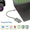 thumbnail image 2 of USB-C SD Card Reader – UHS-II Compatible, 7.9" Integrated USB-C Cable, High-Speed Data Transfer for SD/SDHC/SDXC Cards, Compatible with Tablets/Laptop/Smartphones by Xcellon, 2 of 8