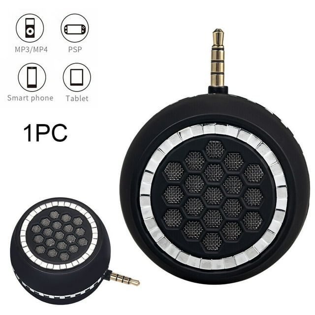 Portable Wireless Mini Speaker with 3.5mm AUX Plug and Play - for Mobile Phones Tablets MP3 - High Sound Quality
