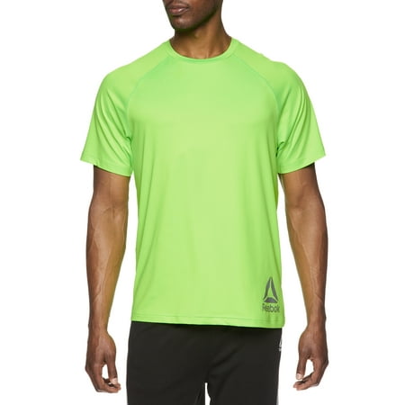 Reebok Men's and Big Men's Duration Short Sleeve Performance Training Top, up to 5XL