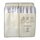 thumbnail image 1 of Xihbxyly Bolsa para Guardar Ropa, Funda Protectora para Chaqueta, Diseño Antipolvo y Anticenizas, Ventana de Pvc Transparente, Reutilizable, para Uso Doméstico, Beige/Gris/Negro, 90 X 110 Cm, 1 of 6