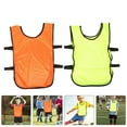 thumbnail image 1 of HEATSHAKING 10Pcs Kids Scrimmage Training Vests for Basketball Training Polyester Material Soccer Pinnies, 1 of 7