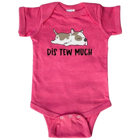 

Inktastic Napping Dis Tew Much Pit Bull Spots Gift Baby Boy or Baby Girl Bodysuit