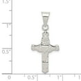 thumbnail image 3 of Sterling Silver Claddagh Cross Charm QC1946, 3 of 4