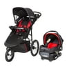 Baby Trend Pro Steer Jogger Travel System, Mars Red