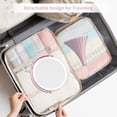 thumbnail image 5 of 10X Lighted Magnifying Makeup Mirror, Double Sided Makeup Mirror with 10X/1X Magnification, 360°Rotation, 3 Colors Brightness Adjustable Vanity Mirror with 64 LEDs, 5 of 8