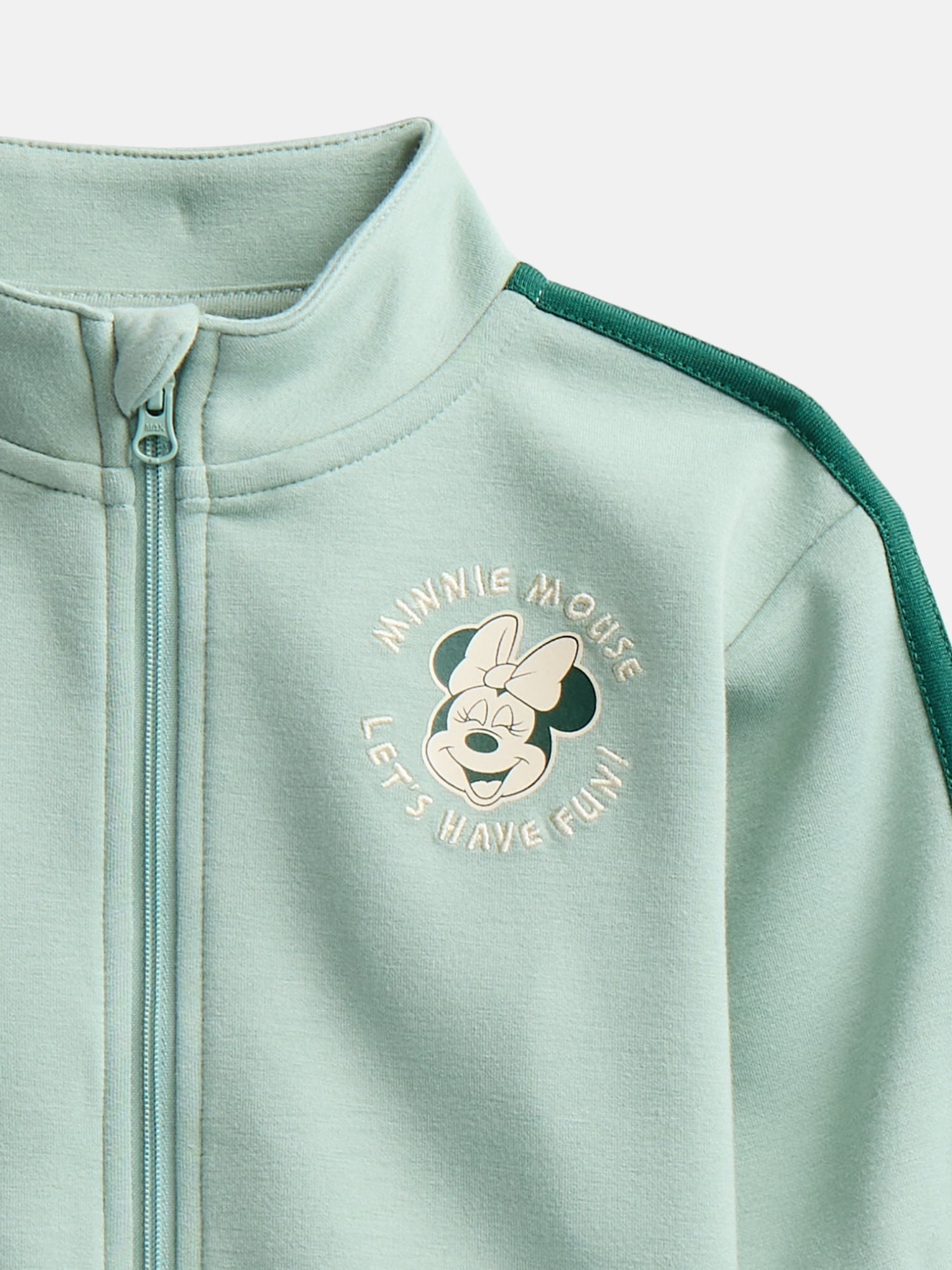 Disney Minnie Mouse Baby Girls Full Zip Tracksuit, 2-Piece, Sizes 0/3M-24M