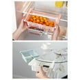 thumbnail image 3 of Cagogo 4Pcs Refrigerator Storage Rack, Pull Out Organizer for Refrigerator Freezer, Expandable Stackable Fridge Organizer Bins, Clear Plastic Refrigerator Shelves for Food Storage Organization, 3 of 9