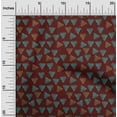thumbnail image 1 of oneOone Cotton Poplin Fabric Triangle Block Decor Fabric Printed BTY 42 Inch Wide, 1 of 1