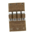 thumbnail image 3 of Bolsa de especias para acampar con frascos botellas de condimentos con soporte para la tapa Jarra de vidrio de vidrio para la barbacoa de barbacoa de Caqui, 3 of 8