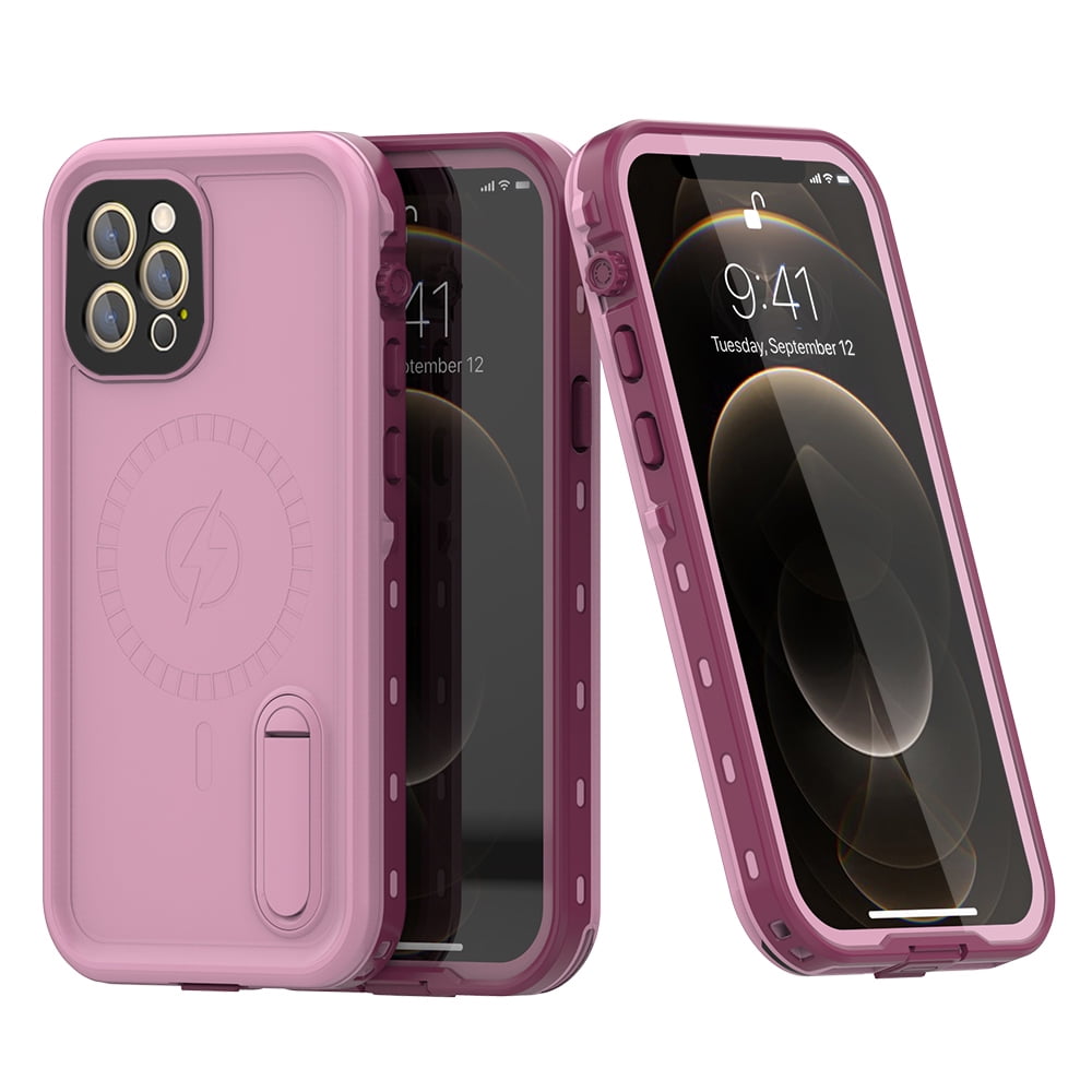 iPhone 12 Pro Max Case Waterproof, Allytech Dustproof Snowproof Waterproof Buildin Screen