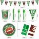 thumbnail image 3 of Set de decoración para fiestas Childom Football, 133 piezas con mantel, 3 of 7