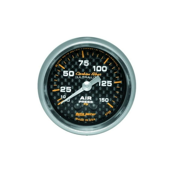 Autometer 2-1/16in C/F Air Press. Gauge 0-150psi