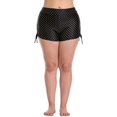 thumbnail image 3 of Plus Size Swim Shorts for Women Drawstring Board Shorts Swimsuits Bottoms, 3 of 7