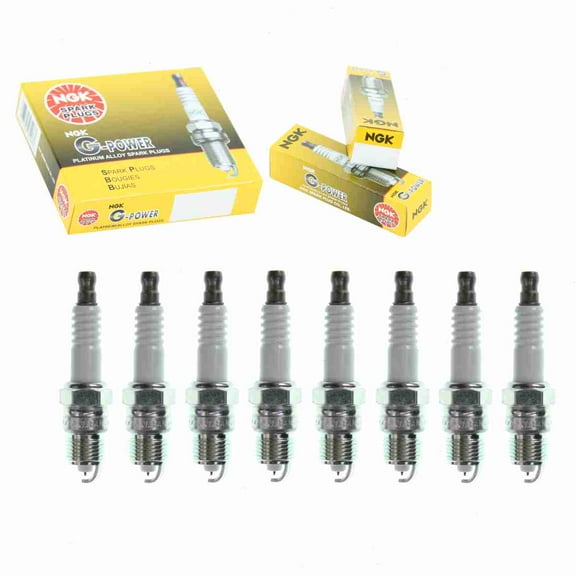 8 pc NGK G-Power Spark Plugs compatible with Chevrolet C1500 5.0L 5.7L 7.4L V8 1988-1995