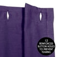 thumbnail image 5 of Sweet Jojo Designs Boho Floral Wildflower Plum Purple Girl Fabric Shower Curtain, 5 of 6