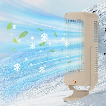 

JGJJUGN Ultra-Quiet Double Blade USB Desk Fan with Strong Cooling 360-Degree Rotation for Home and Office