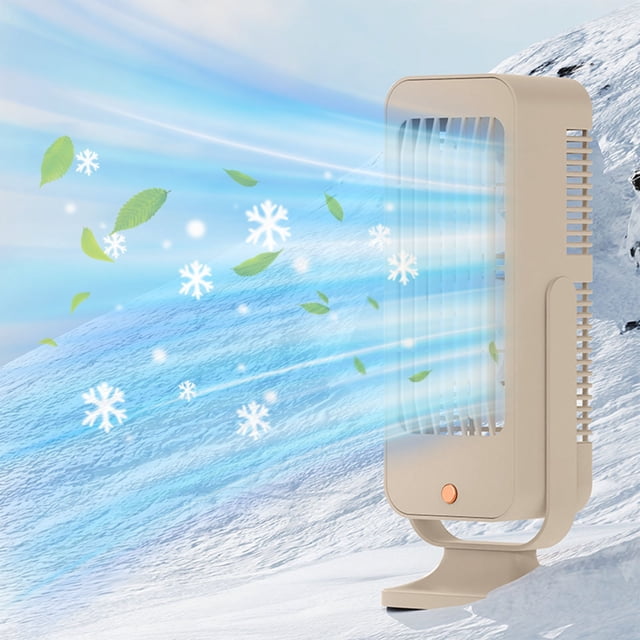 Summer Savings!Personal Fans Desktop Small,Small Fans For Home And Outdoor Use,Desktop Fans For Office Quiet,New Double Blade Desktop Fan For Home Office Quiet Large Wind Power Fan USB Cold Fan