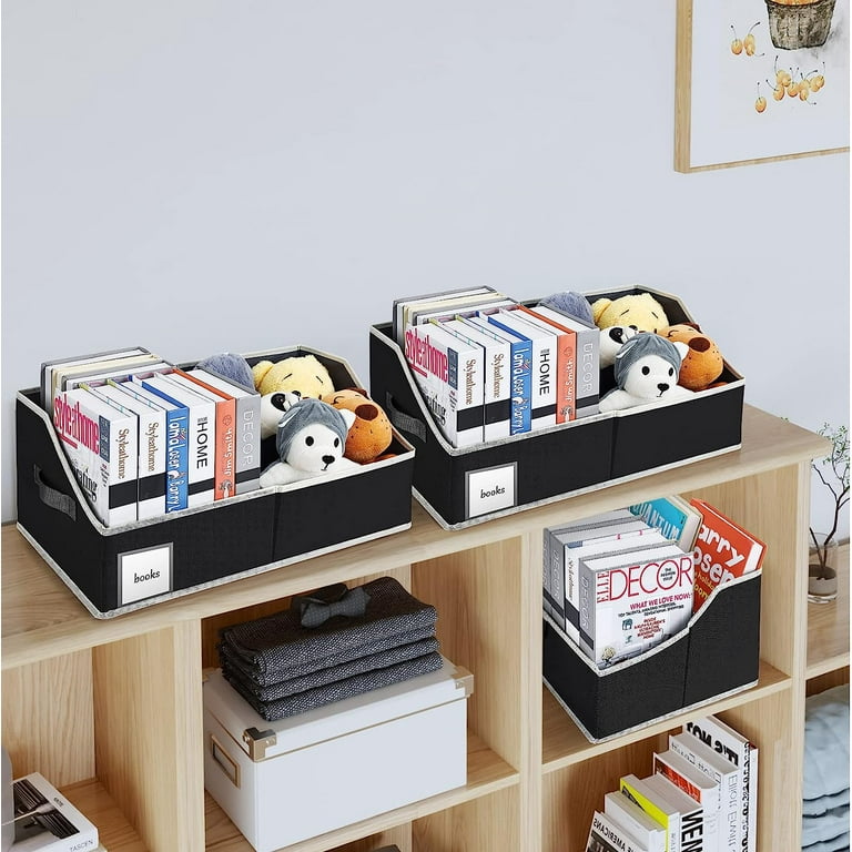 Shelves with fabric bins hotsell