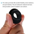 thumbnail image 4 of Unique Bargains Black Rubber Grommet 1.38 Inch OD 0.6 Inch ID, 4Pcs Seal Protection Cable Grommets Flexible Cable Pipe, 4 of 5