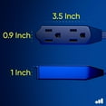 thumbnail image 4 of Cable de extensión Maximm Cable, enchufe plano giratorio de 360° de 10 pies, 4 of 9