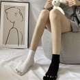 thumbnail image 4 of Ladies Socks Patchwork Socks Women Cotton Five Finger Toe Breathable Soft Short Sock Girls Streetwear with Rhinestone, 4 of 9