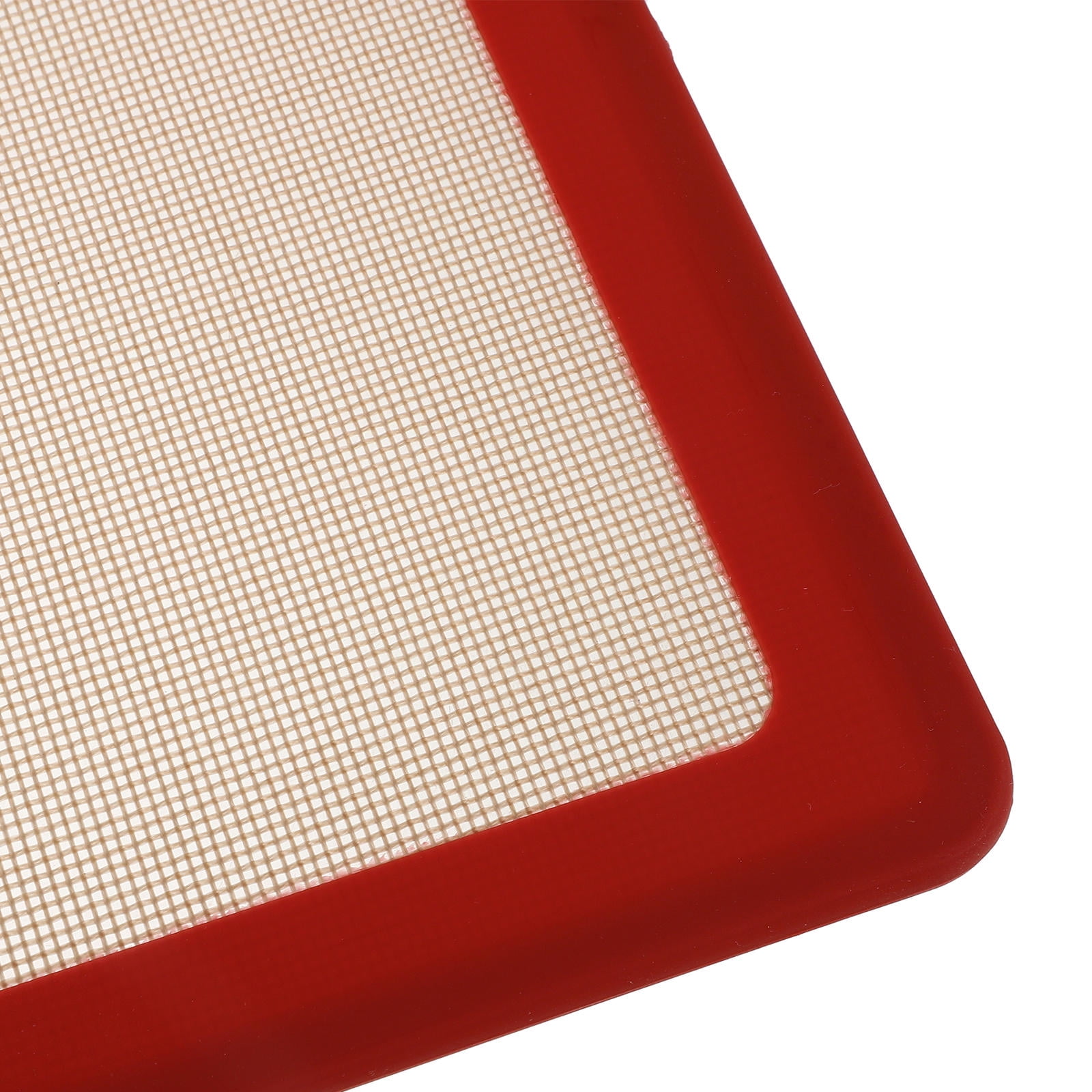 OUNONA Red Silicone Baking Mat Non-Stick Reusable Oven Liner for Cake, Bread, Pastry Baking